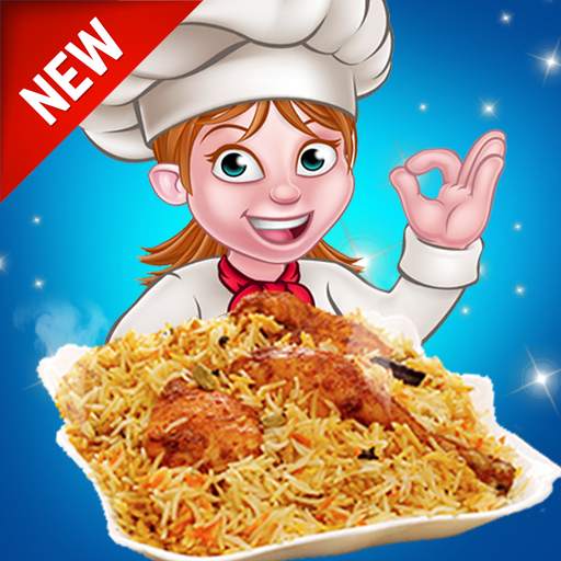 Biryani Restaurant chef- Kitchen food Cooking game