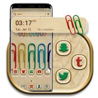 Binder Clips Launcher Theme