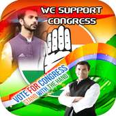 Indian National Congress Photo Frame : INC Image on 9Apps