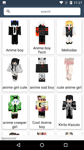 Anime Skins for Minecraft PE  Browse hundreds of the best anime skins and  Apply your favorite ones to your Minecraft character for Free  AmazoncomAppstore for Android