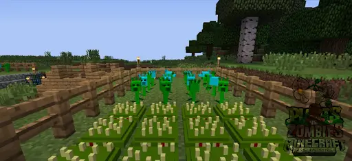 Plants vs Zombie Minecraft APK for Android Download