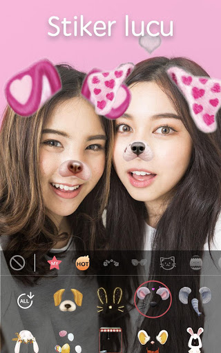 Sweet Snap - Filter Kamera, Emoji & Stiker Foto screenshot 1