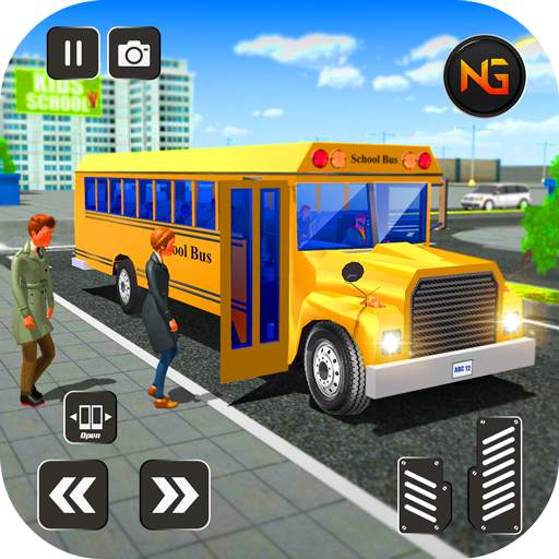 My School Bus : School Bus Driving & Parking Game