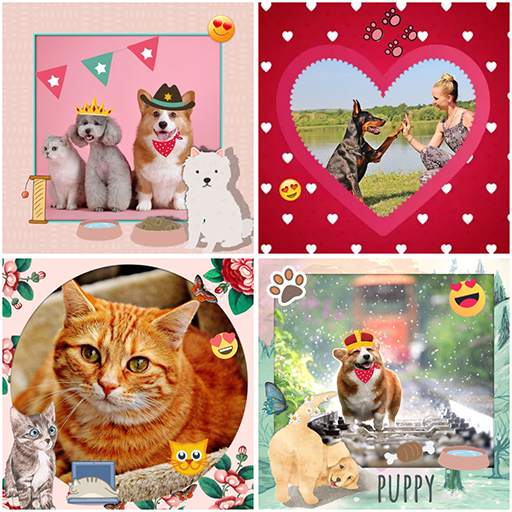 Pets Collage and frames😍