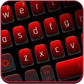 Черная красная клавиатура on 9Apps