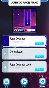 MC Bruninho - Jogo do Amor música APK voor Android Download