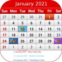 Philippines Calendar 2021 on 9Apps