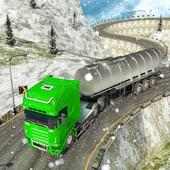Oil Tanker Transport - Offroad Snow Drive
