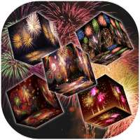 3D Firework Cube Live Wallpaper - Live Wallpaper