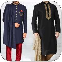 Latest Fashion Men Sherwani Photo Suit on 9Apps