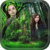 Transparent Jungle Photo Frames - Multiple Photos on 9Apps