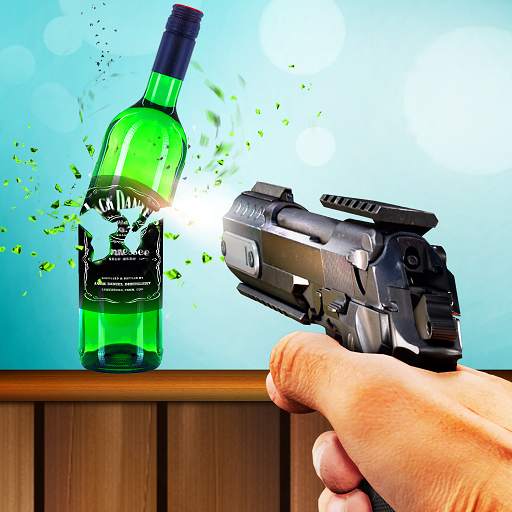 Real Bottle Shoot Expert 3D: Bottle Shooting Games