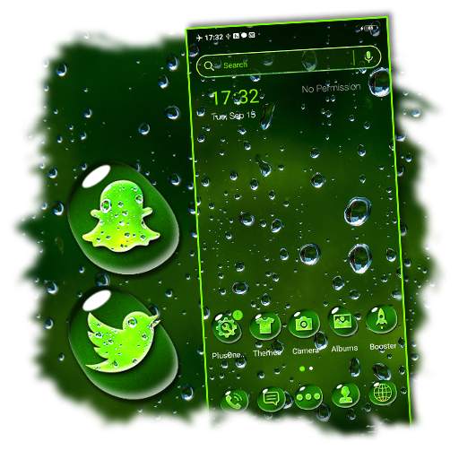 Waterdrop Green Theme