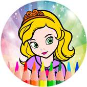 Princess coloring book for kids for girl