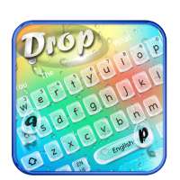 Colourfull Water Drop Keyboard Theme