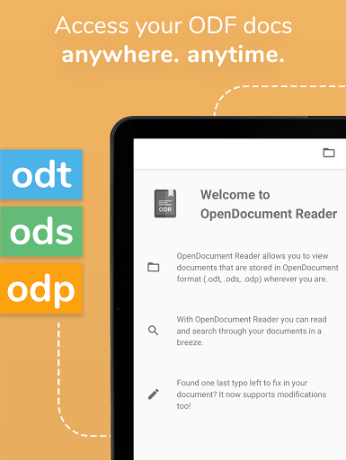 LibreOffice & OpenOffice document reader | ODF 6 تصوير الشاشة