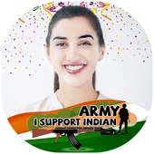 Support Indian Army DP Maker on 9Apps