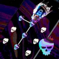 Colorful Skull - App Lock Master Theme