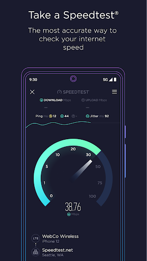 Speedtest โดย Ookla screenshot 1