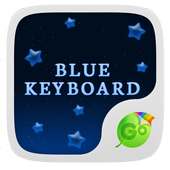 GO Keyboard Blue Night Theme
