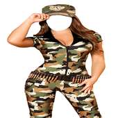Army Women Photo Suit on 9Apps