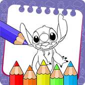 Stitch Coloring The Lilo Pages on 9Apps