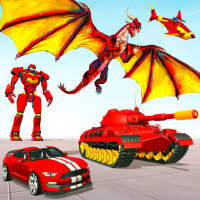 dragón robot coche guerra