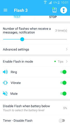 Flash notification on Call & all messages screenshot 5