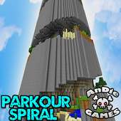 Parkour Spiral Map for MCPE