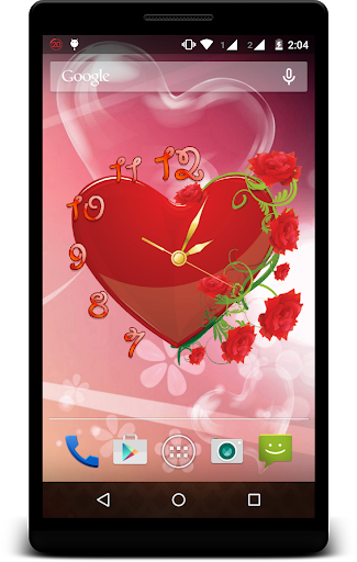 Heart Clock Live Wallpaper screenshot 5