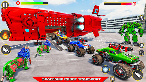Spaceship Robot Transport Game screenshot 15