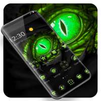 Green Dragon Eye Theme on 9Apps
