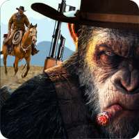 Apes Age Vs Wild West Cowboy: Survival Game