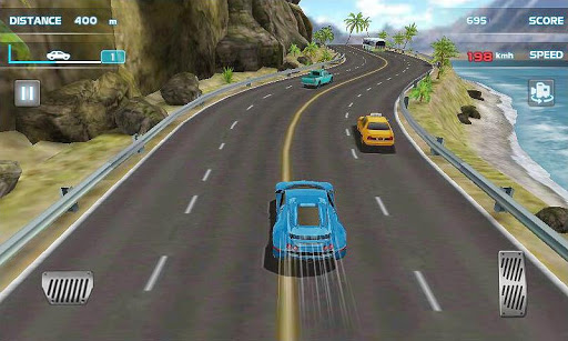 Turbo Driving Racing 3D 1 تصوير الشاشة