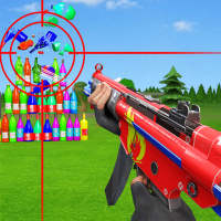 Fles Shooting Games: FPS Army Gun Training Field