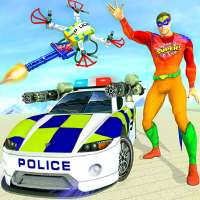 Police War Drone Robot Game