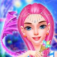 Mermaid Princess MakeUp DressUp Salon Games