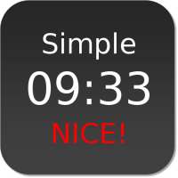 Nice Simple Clock (Widget) on 9Apps