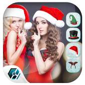Christmas Santa Hat Stikers on 9Apps