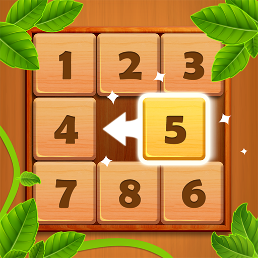 Wooden Number Jigsaw icon