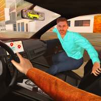 टैक्सी सिम गेम मुफ्त: टैक्सी ड्राइवर 3 डी नया गेम