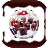Chocolate Clock Live Wallpaper - Analog Clock