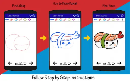 Descarga de la aplicación Cómo dibujar Kawaii Cartoon Easy 2023 - Gratis -  9Apps