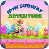 Upin subway and run jungle adventure