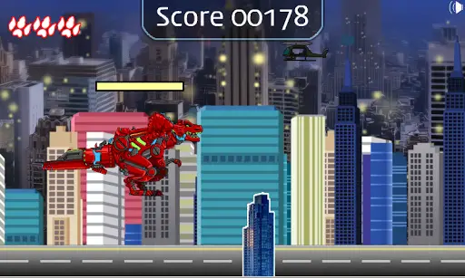 Dino Robot Jump - Full Game Play- 10.000 Score - 1080 HD 