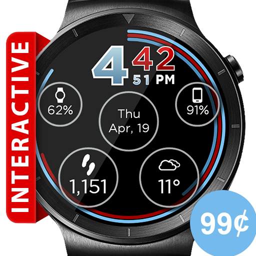 FACE-ie HD Watch Face Widget & Live Wallpaper