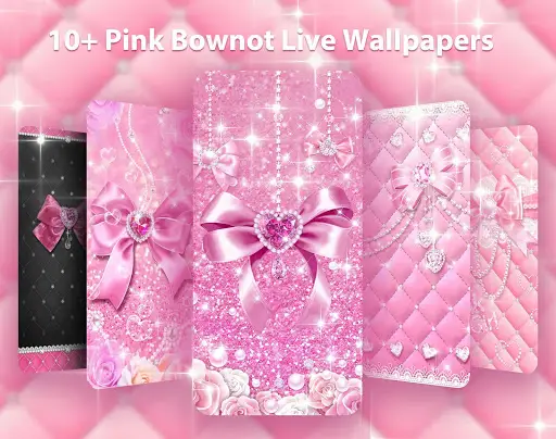 Pink Diamond Bowknot Live Wallpaper & Launcher APK Download 2023 - Free -  9Apps