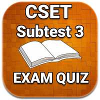 CSET Subtest 3 Exam Quiz on 9Apps