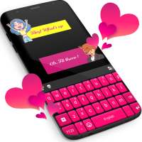 Rosa Tastatur zum WhatsApp on 9Apps