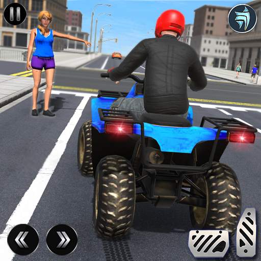 ATV Quad Bike Simulator 2021: Bike Taxi Games